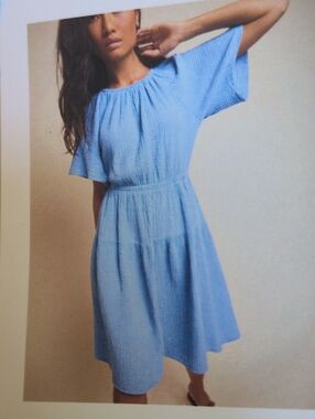 Nation LTD NWT Cotton Tiered Midi Dress